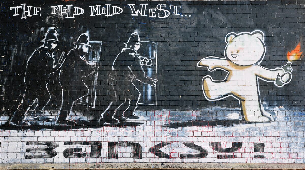 Fototapeten Poster fordert die Opposition