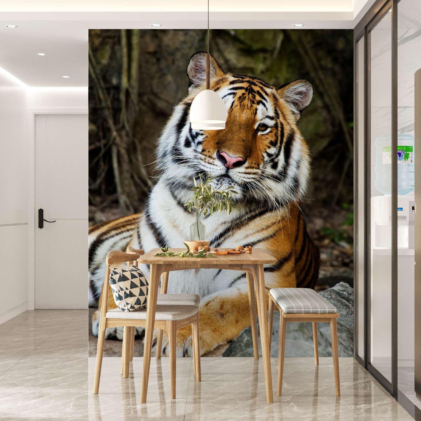 Fototapeten Ein großer Tiger im Urlaub