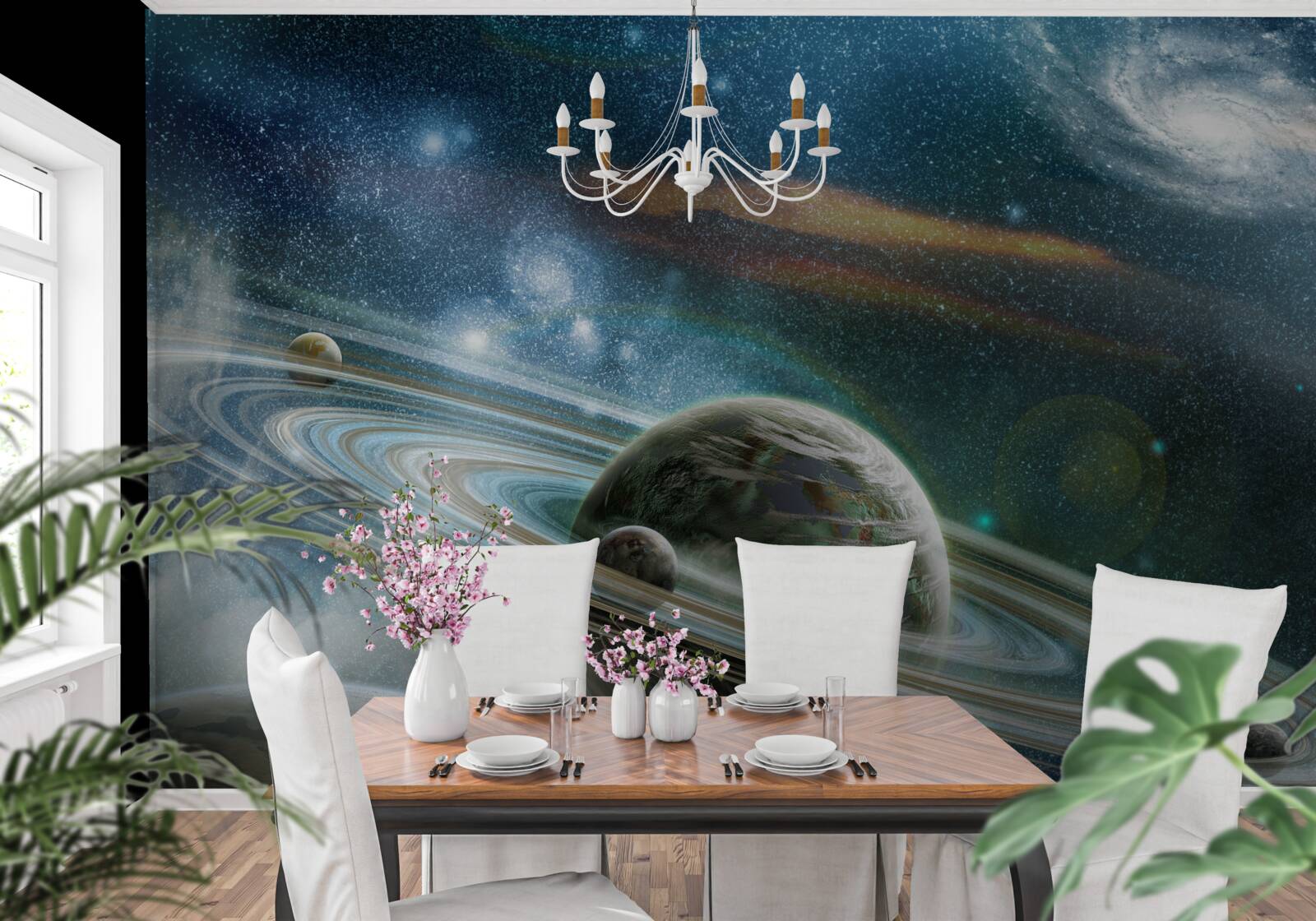 Fototapeten Planeten und Galaxien im Universum
