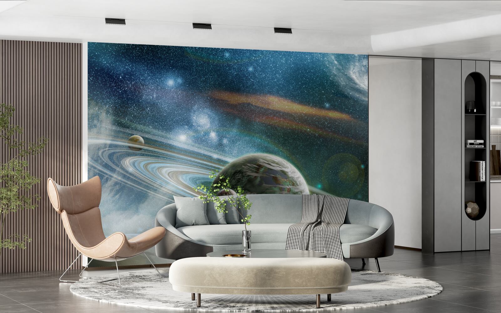 Fototapeten Planeten und Galaxien im Universum