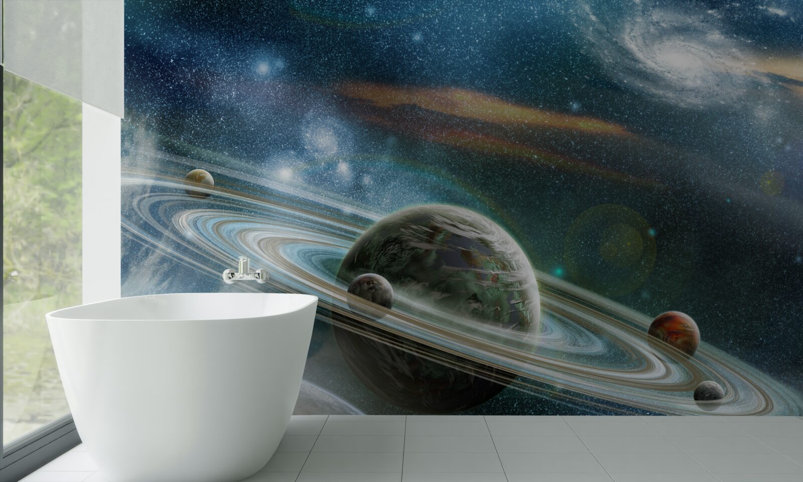 Fototapeten Planeten und Galaxien im Universum