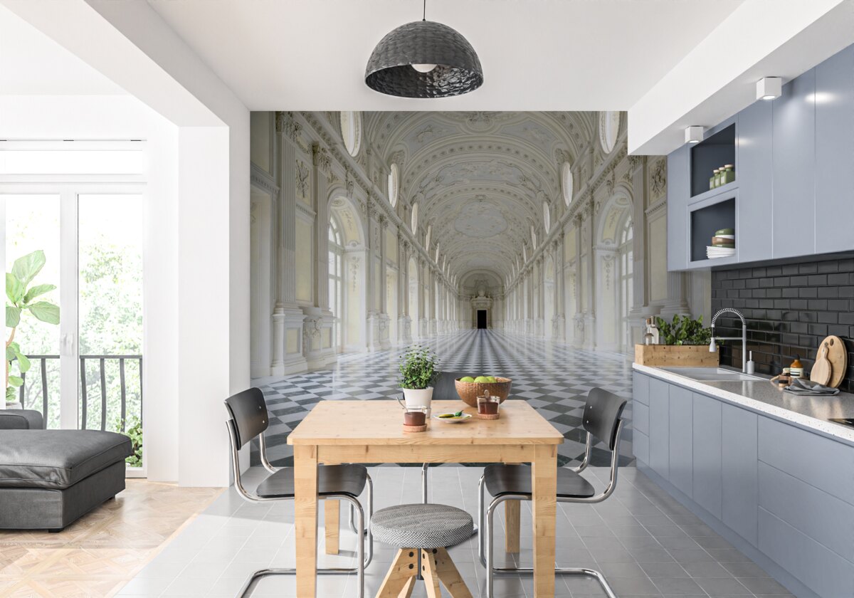 Fototapeten Mosaiken in einem luxuriösen Schloss