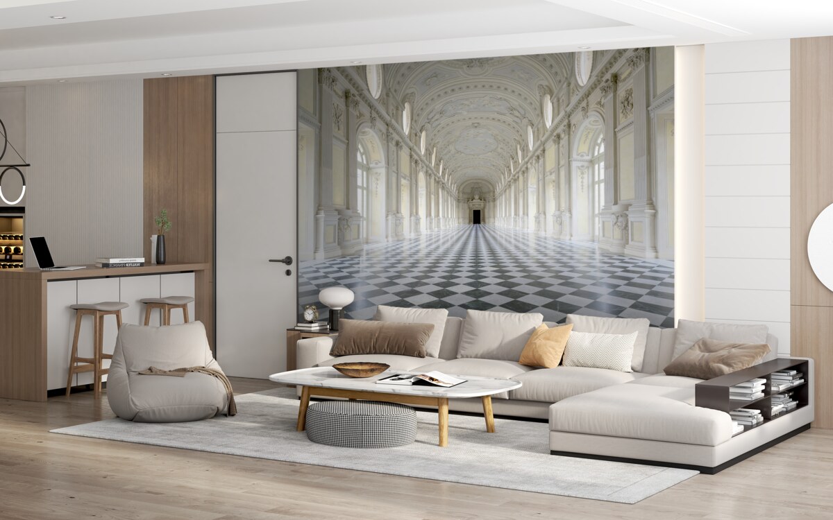 Fototapeten Mosaiken in einem luxuriösen Schloss