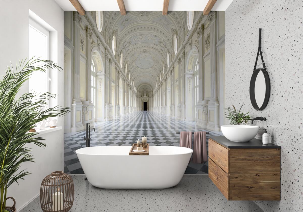 Fototapeten Mosaiken in einem luxuriösen Schloss
