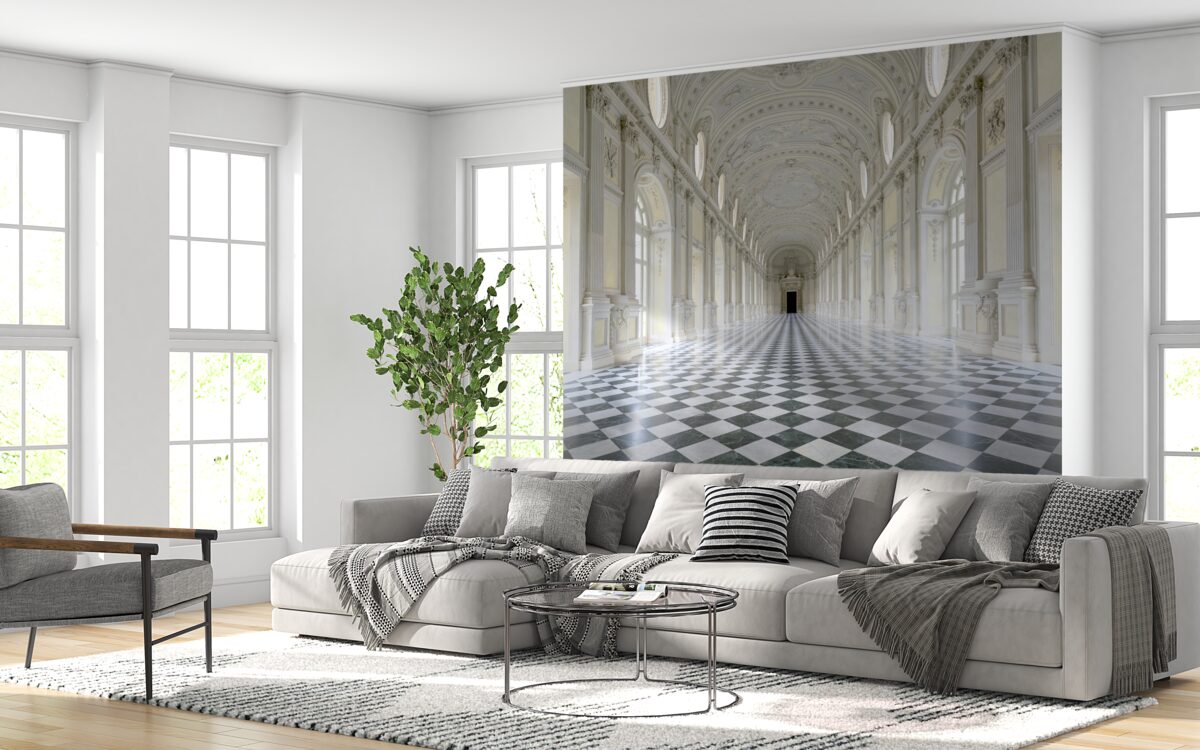 Fototapeten Mosaiken in einem luxuriösen Schloss