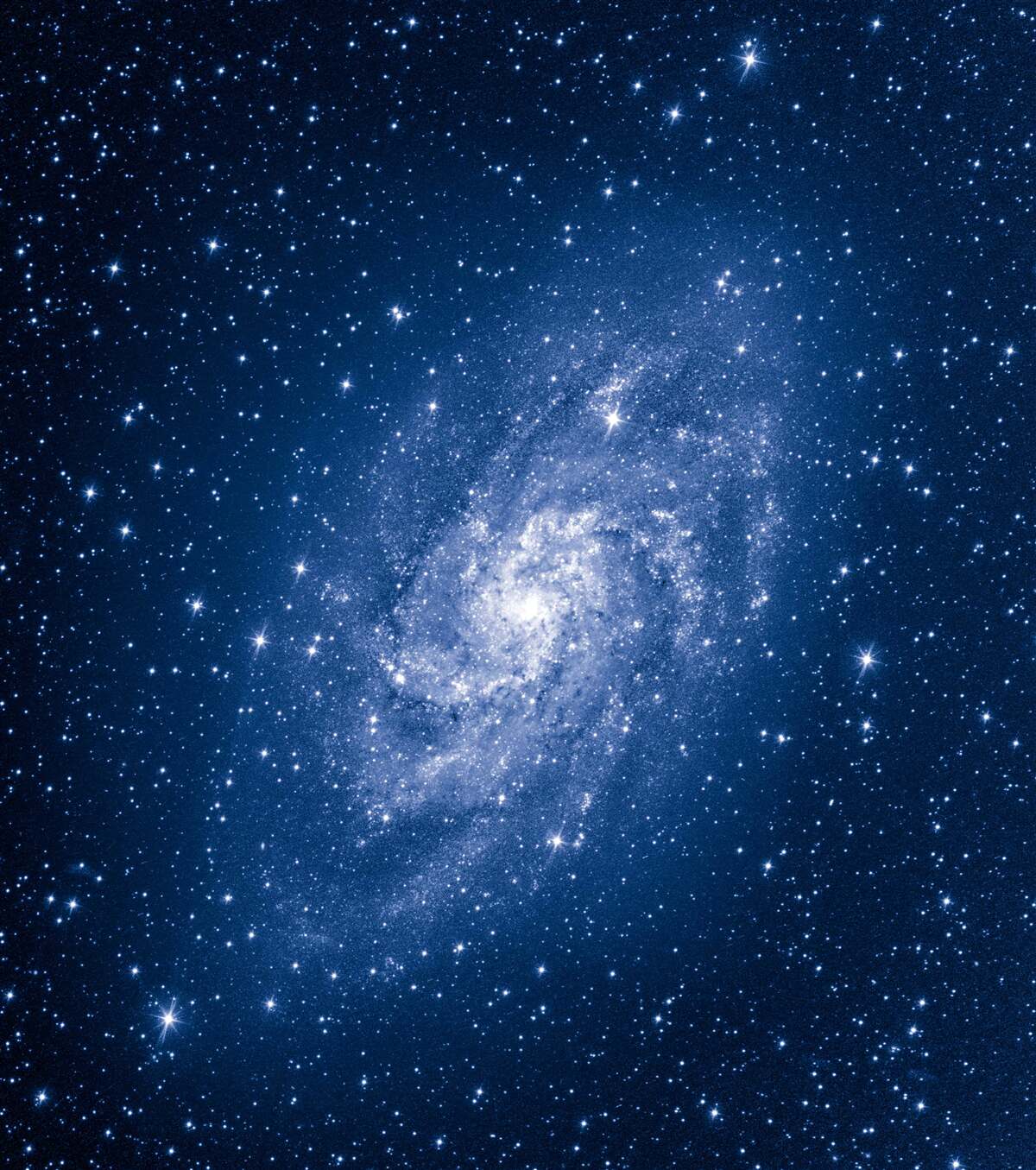 Fototapeten Galaxie mit Hunderten von Sternen