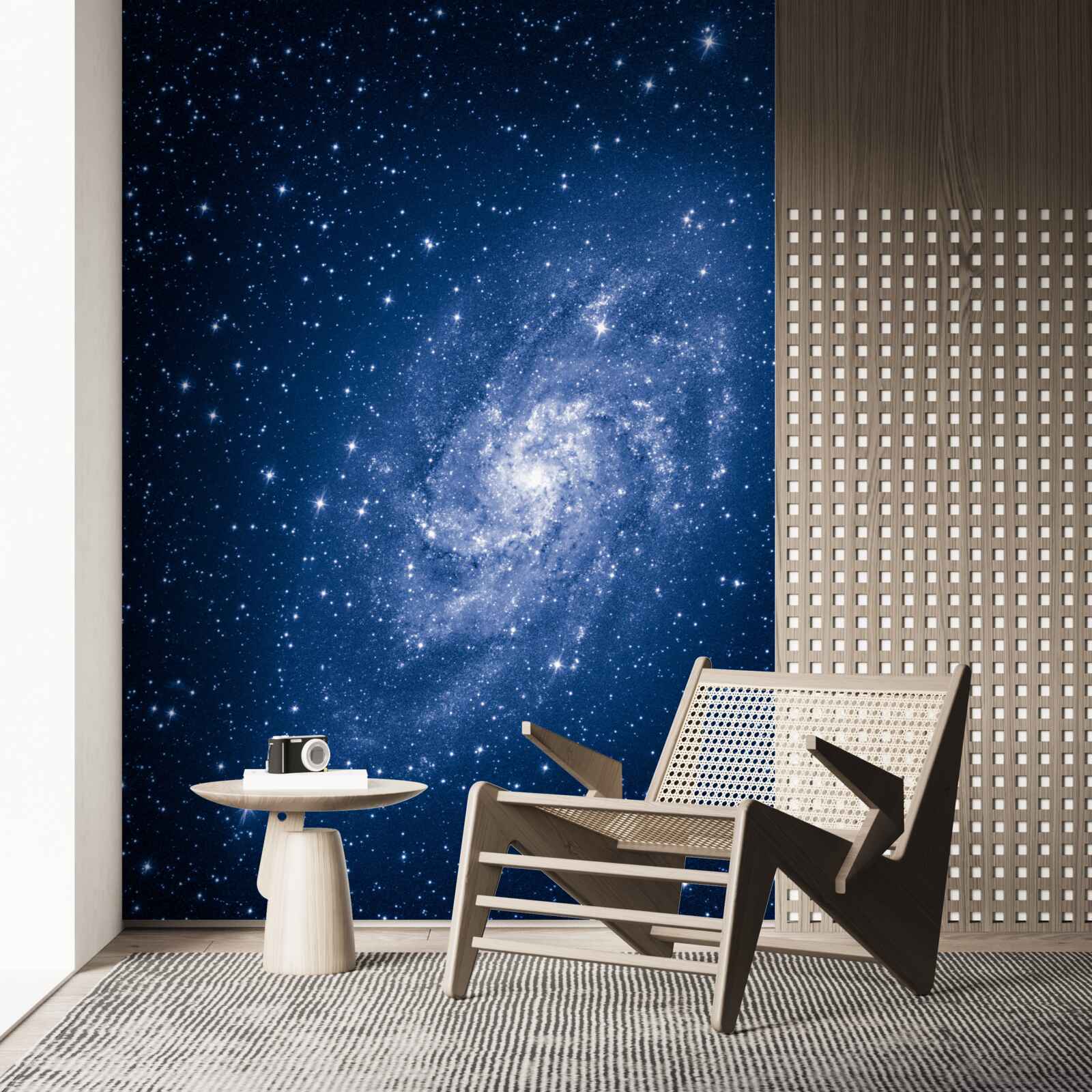 Fototapeten Galaxie mit Hunderten von Sternen