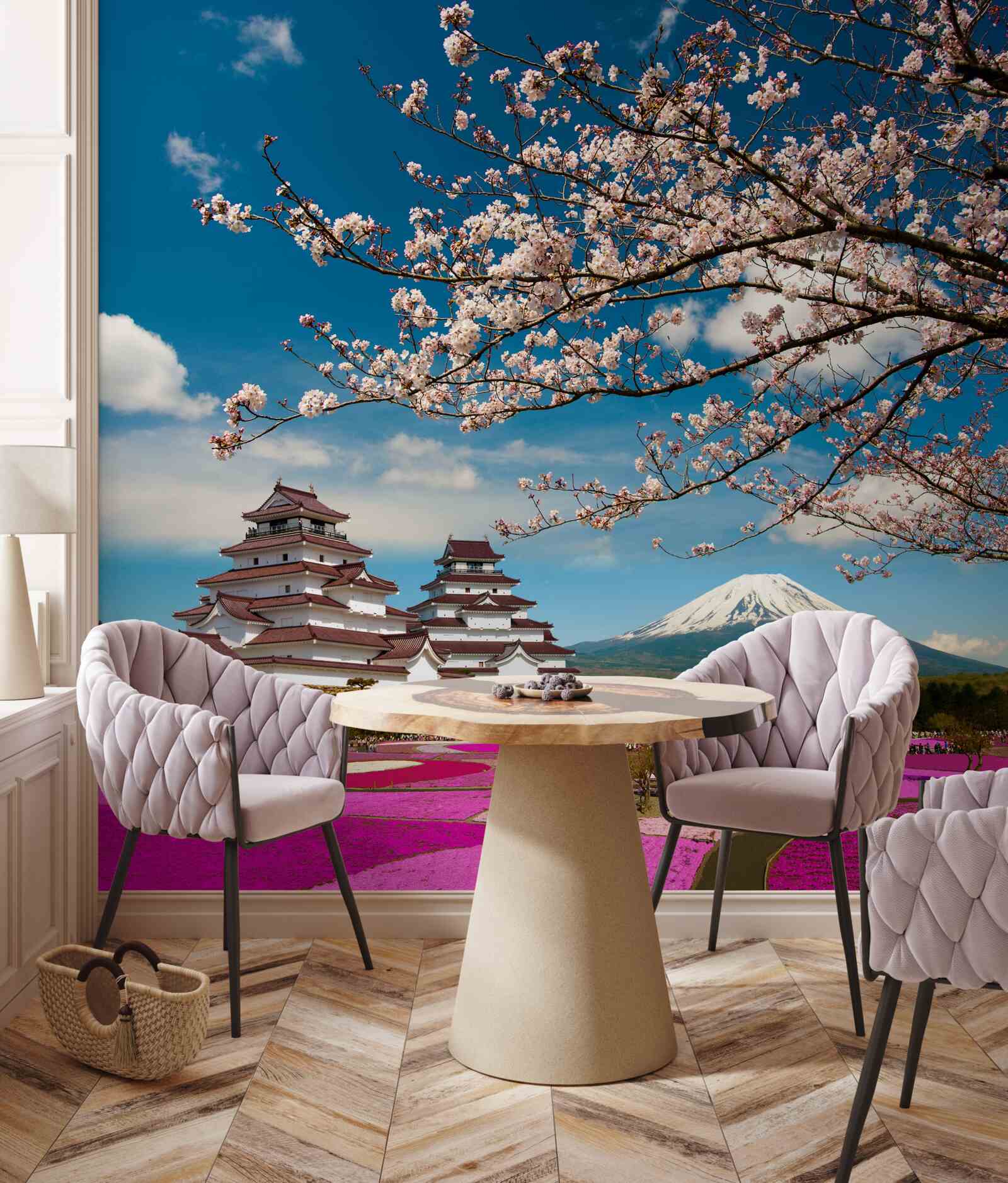 Fototapeten Japanische Gärten in der Sonne