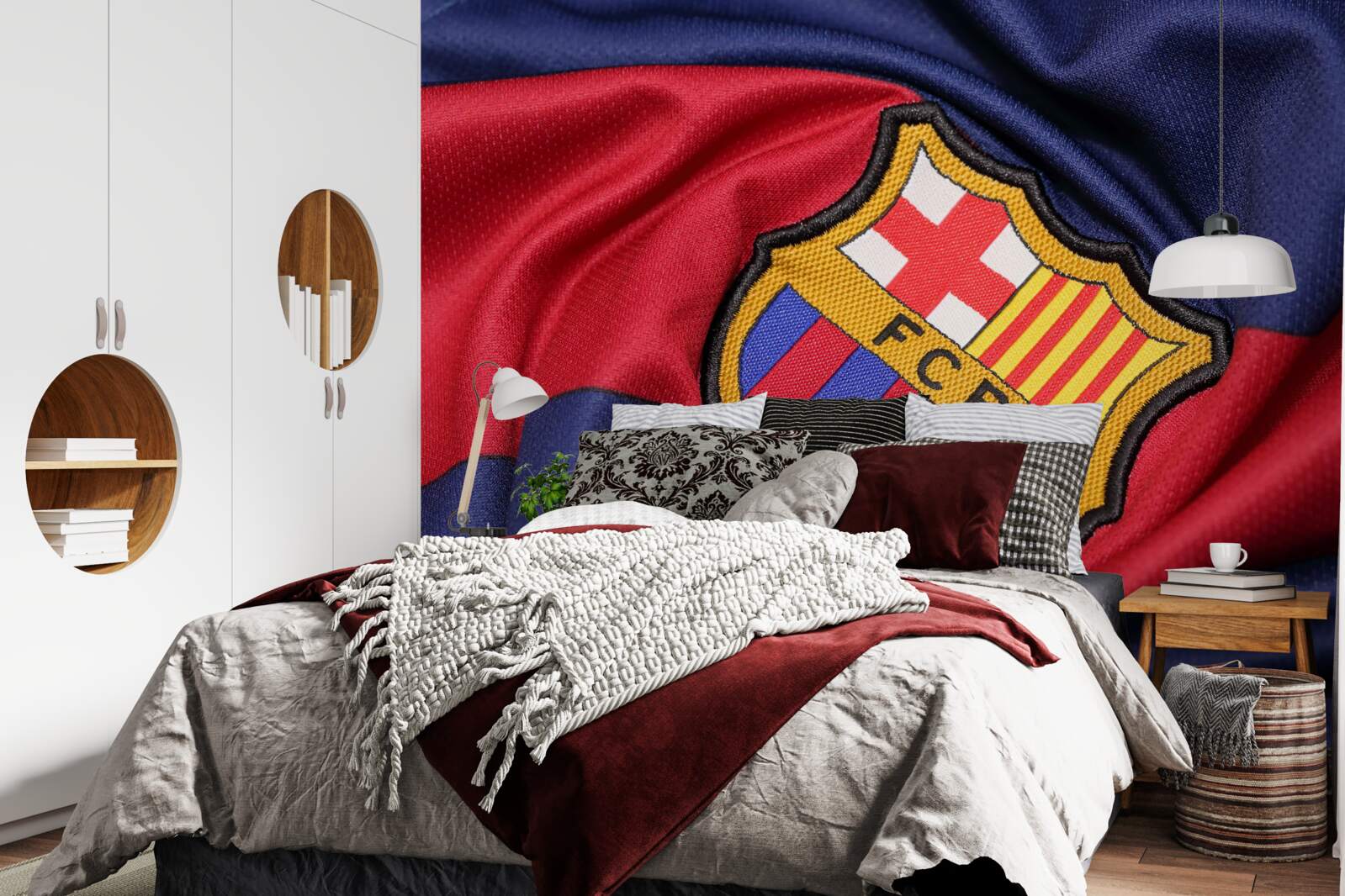 Fototapeten Das Emblem des Barcelona Football Club