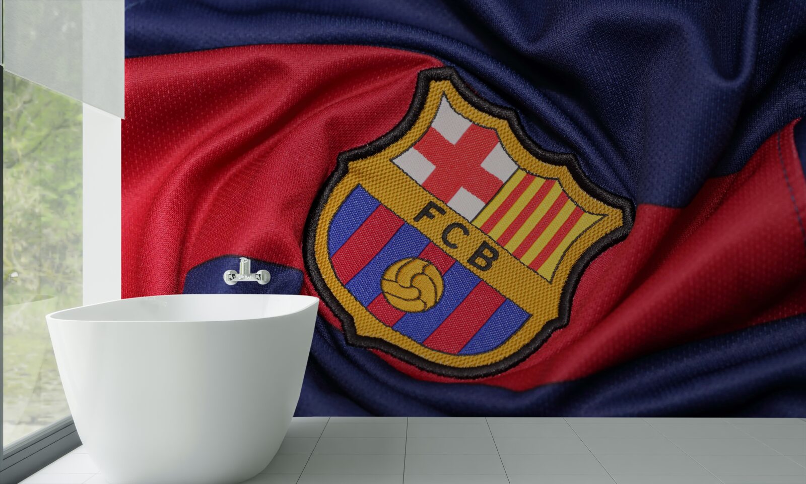 Fototapeten Das Emblem des Barcelona Football Club