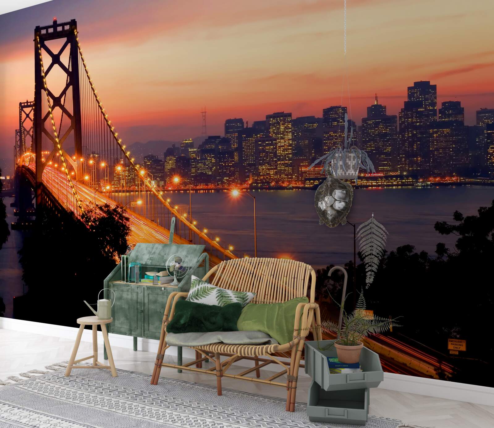 Fototapeten San Francisco ist beleuchtet