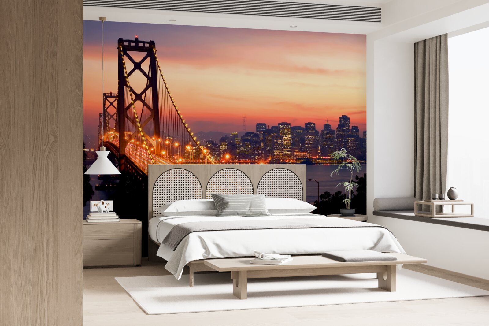 Fototapeten San Francisco ist beleuchtet