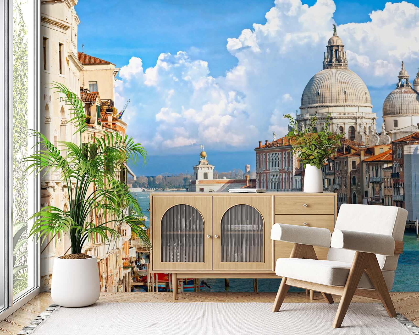 Fototapeten Ein Panoramablick auf Venedig