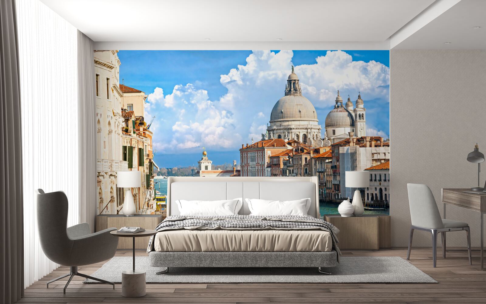 Fototapeten Ein Panoramablick auf Venedig