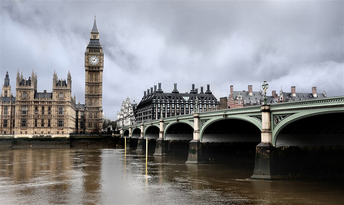 Fototapeten London Bridge über die Themse