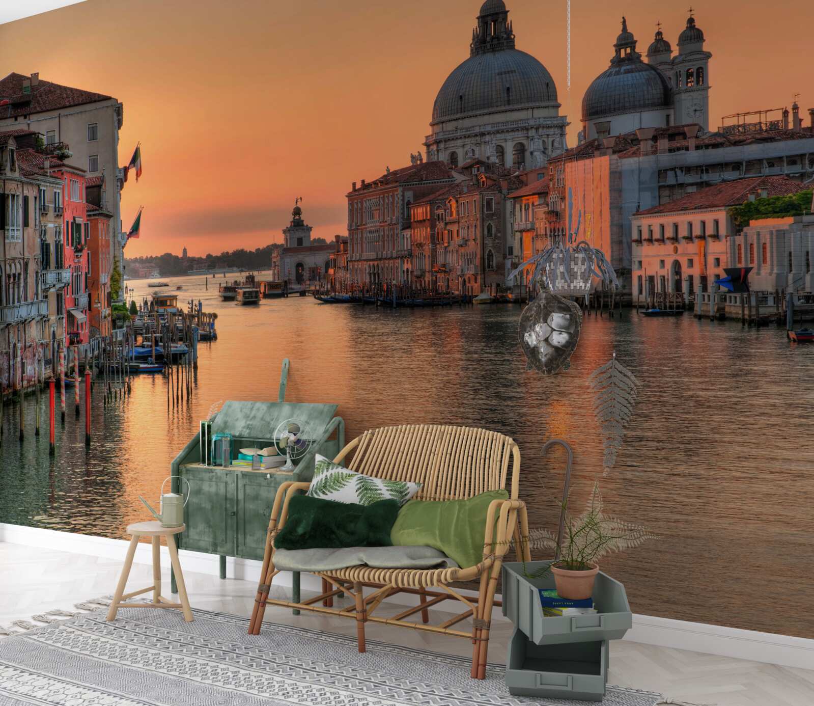 Fototapeten Venedig bei Sonnenuntergang