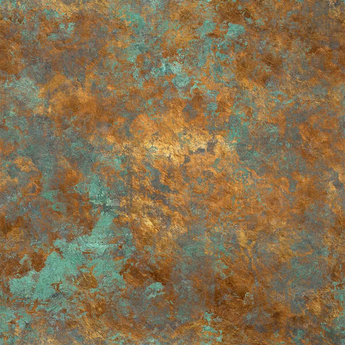 Fototapeten Goldener Marmor mit blauen Flecken