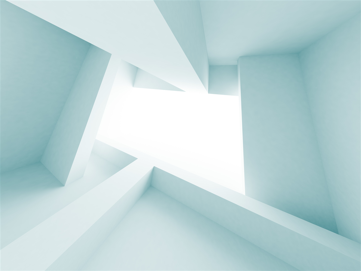 Fototapeten geometrische Formen im Abstand der Abstraktion