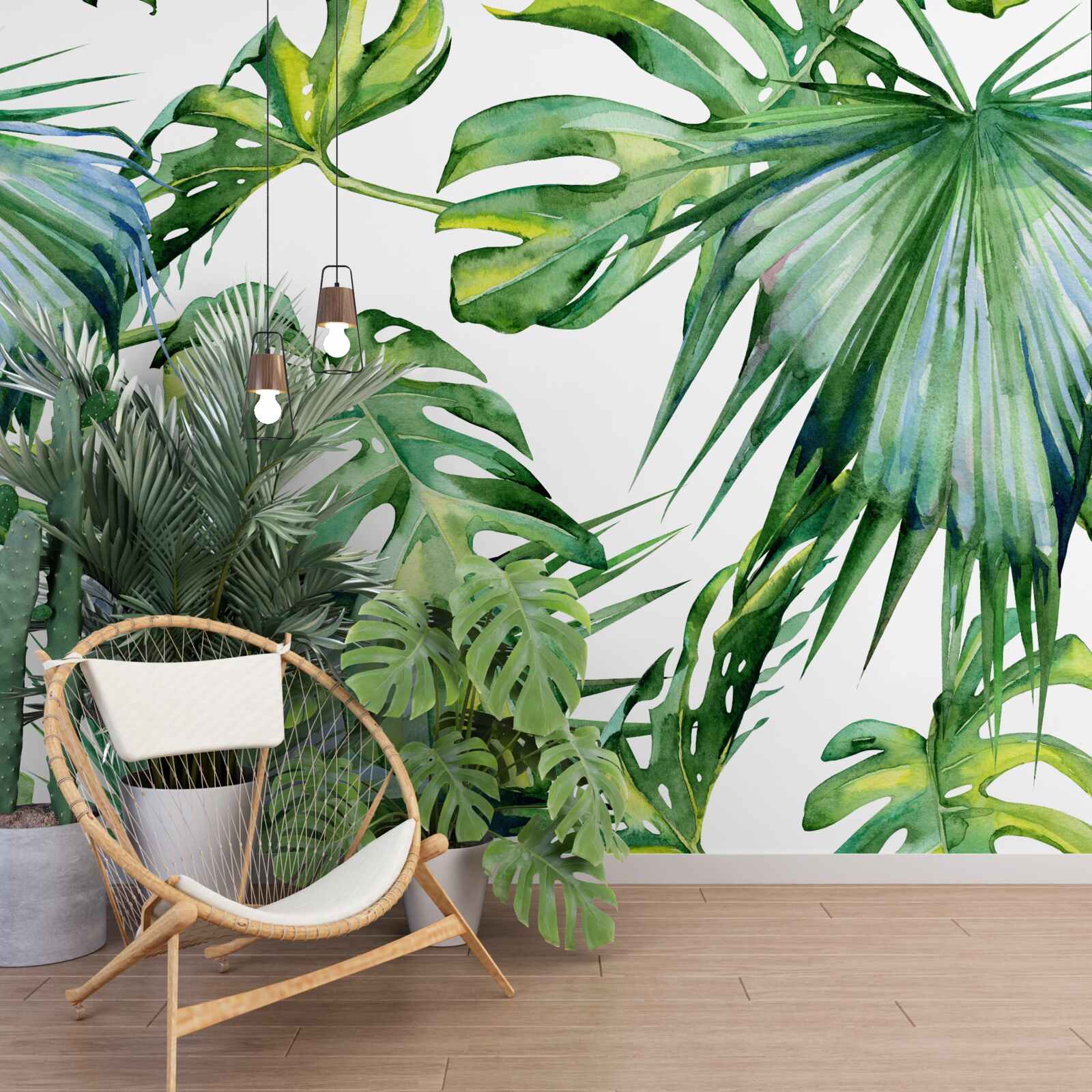 Fototapeten Monstera verlässt die Tropen