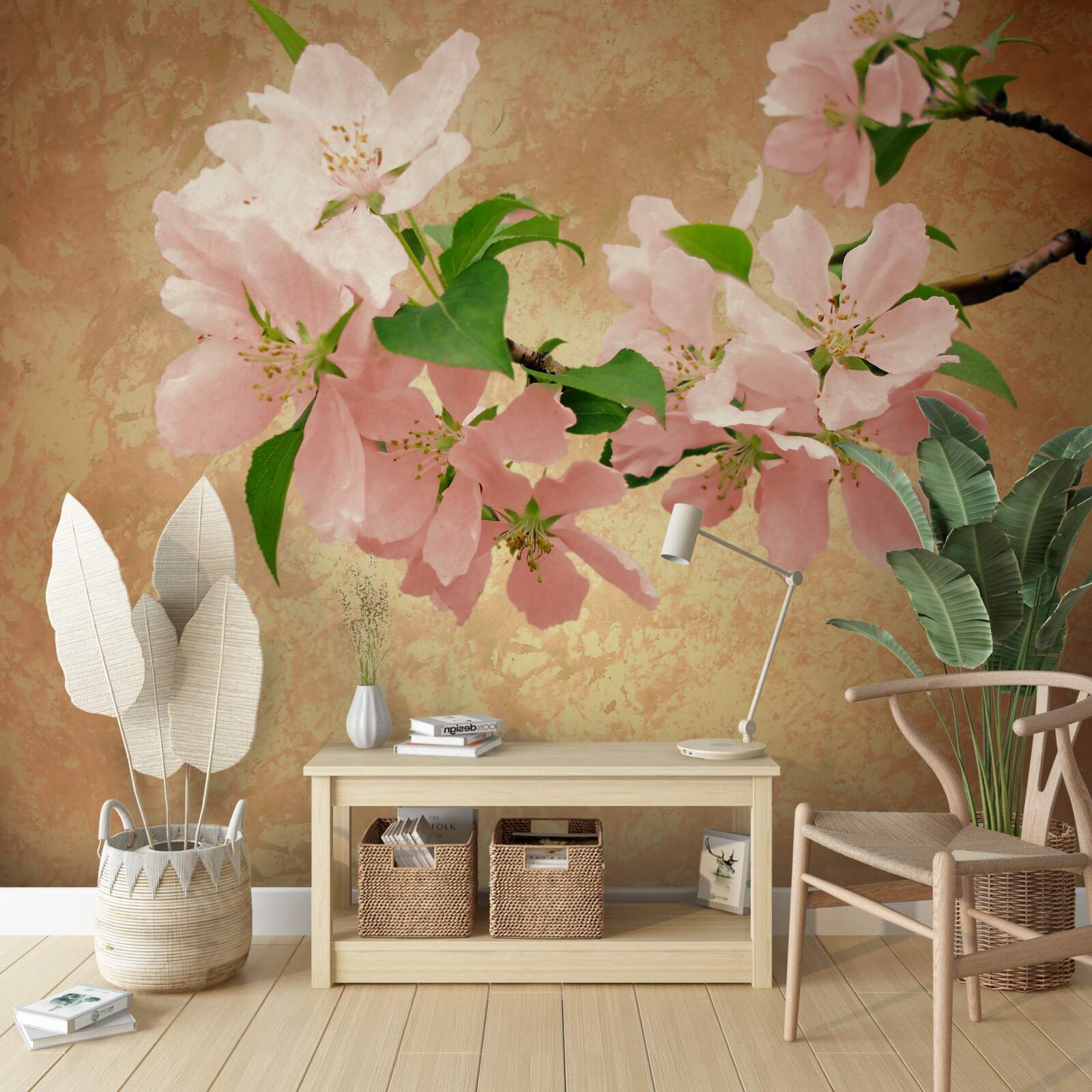 Fototapeten Junge zarte Sakura -Blumen