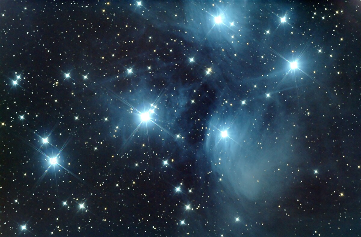 Fototapeten Himmlische Körper in unzähligen Galaxien
