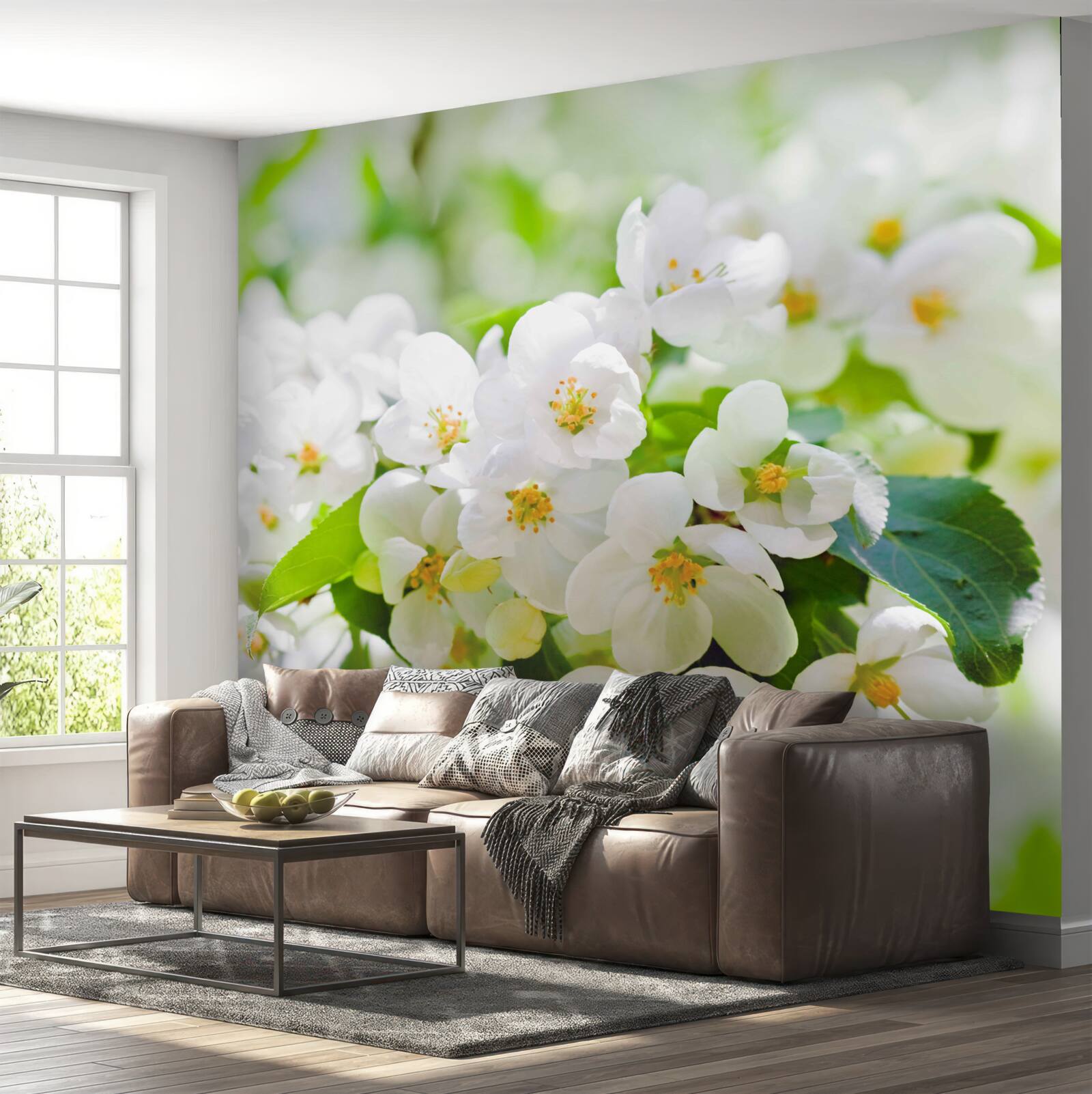 Fototapeten Jasminblüten mit einem angenehmen Aroma