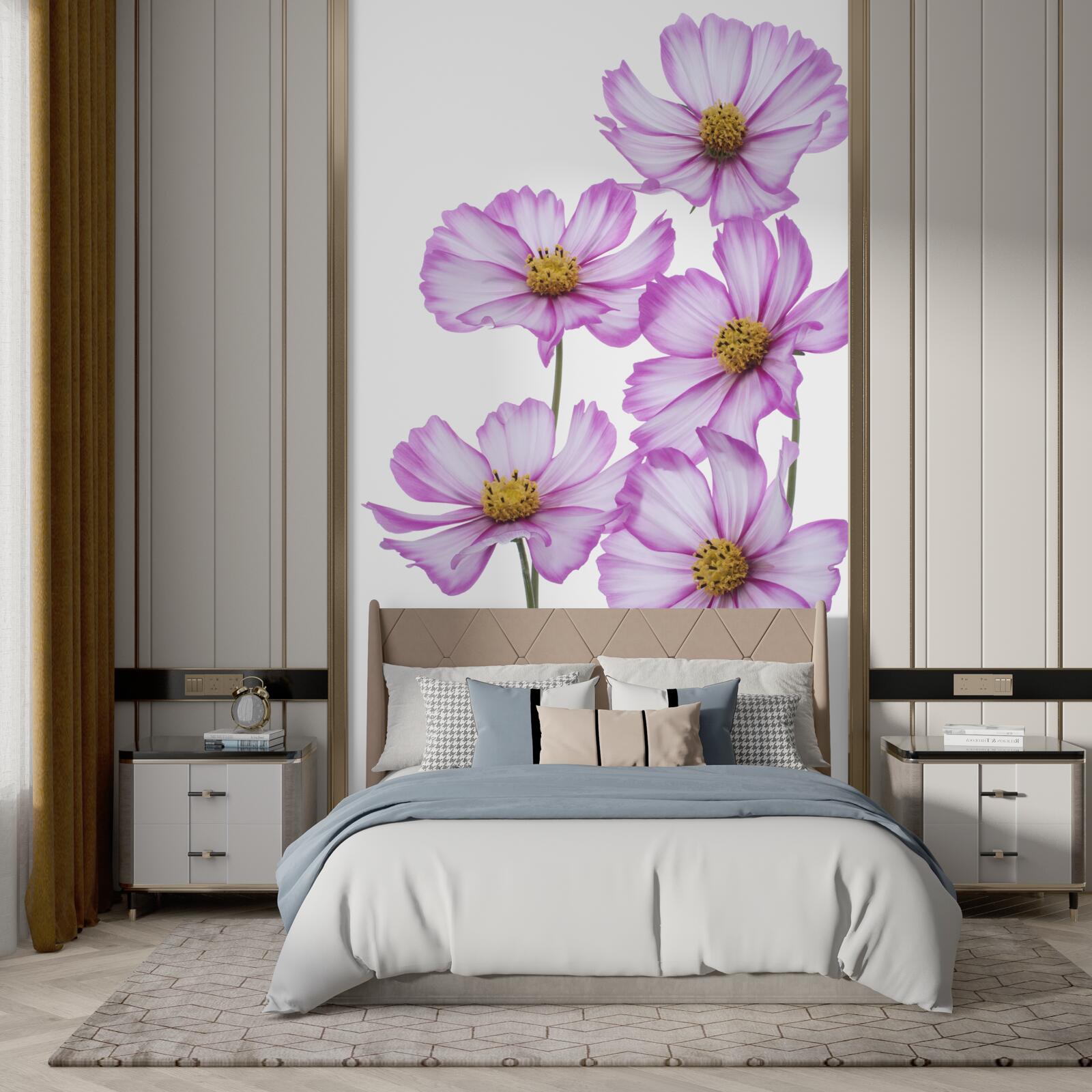 Fototapeten Anmutige Fliederblumen auf der Wiese
