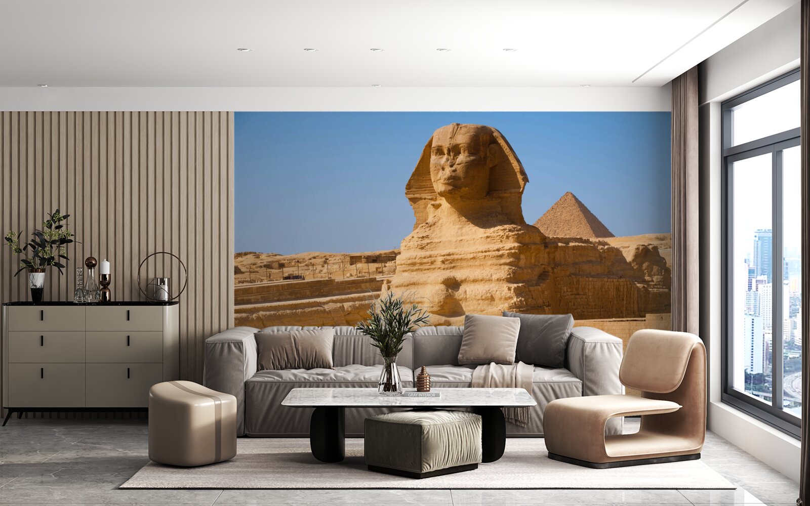 Fototapeten Antike Sphinx aus Ägypten