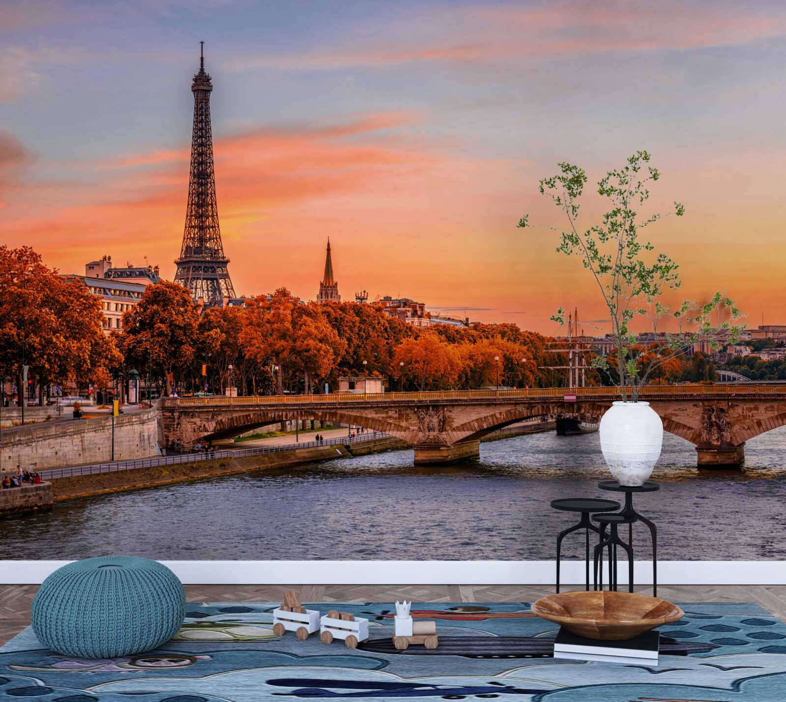 Fototapeten Der Herbst kam nach Old Paris