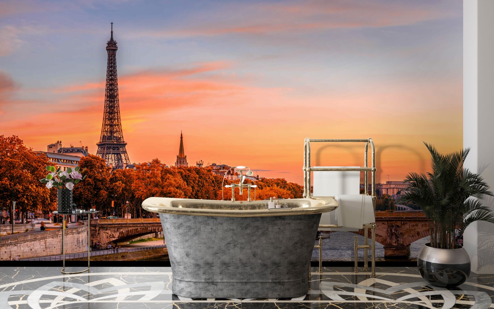 Fototapeten Der Herbst kam nach Old Paris