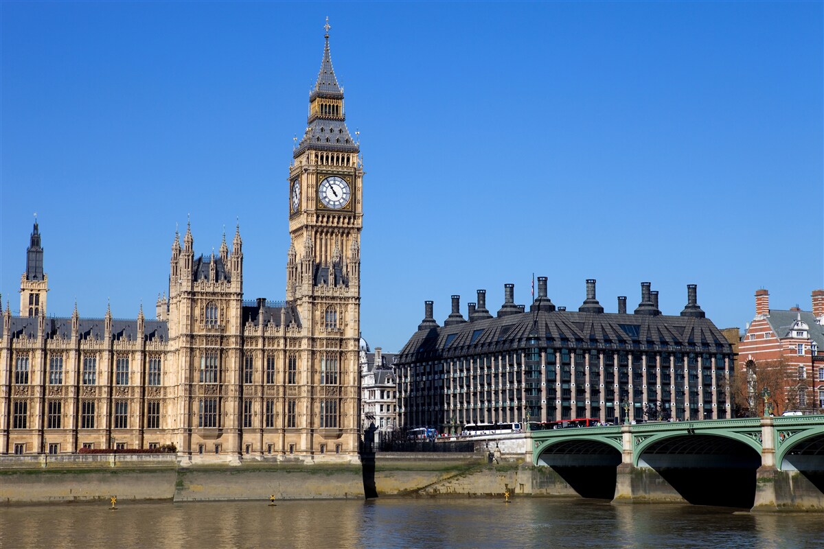Fototapeten Parlament und Big Ben sind in England