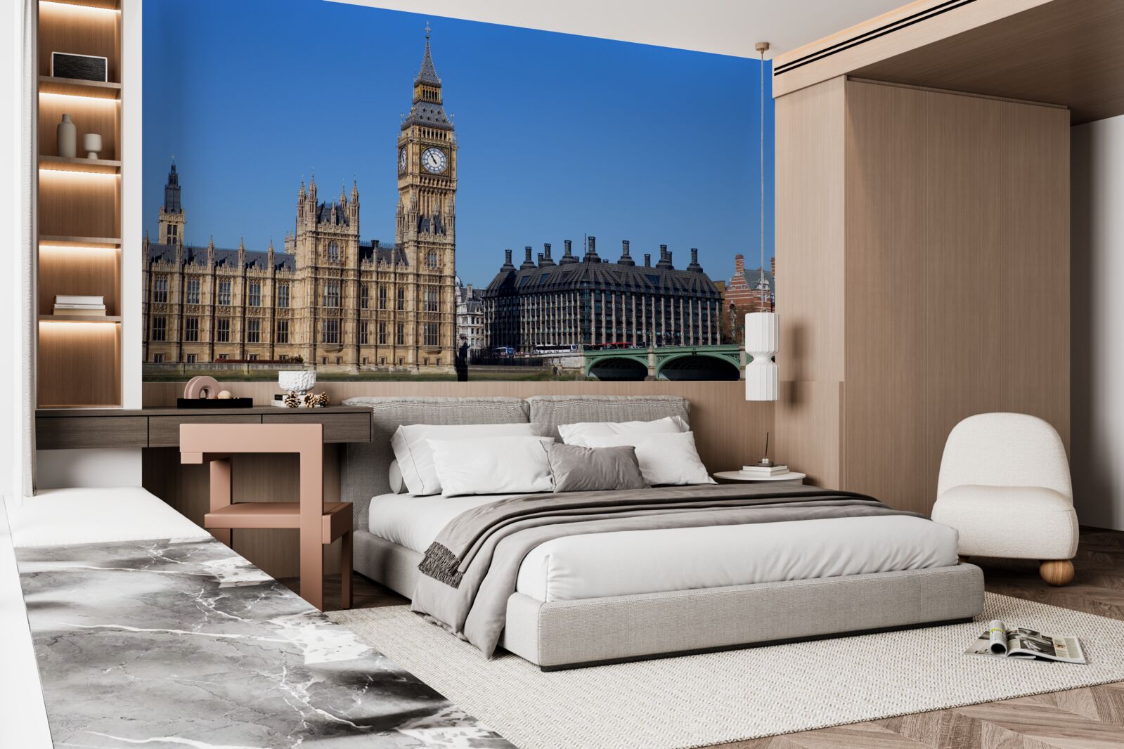 Fototapeten Parlament und Big Ben sind in England
