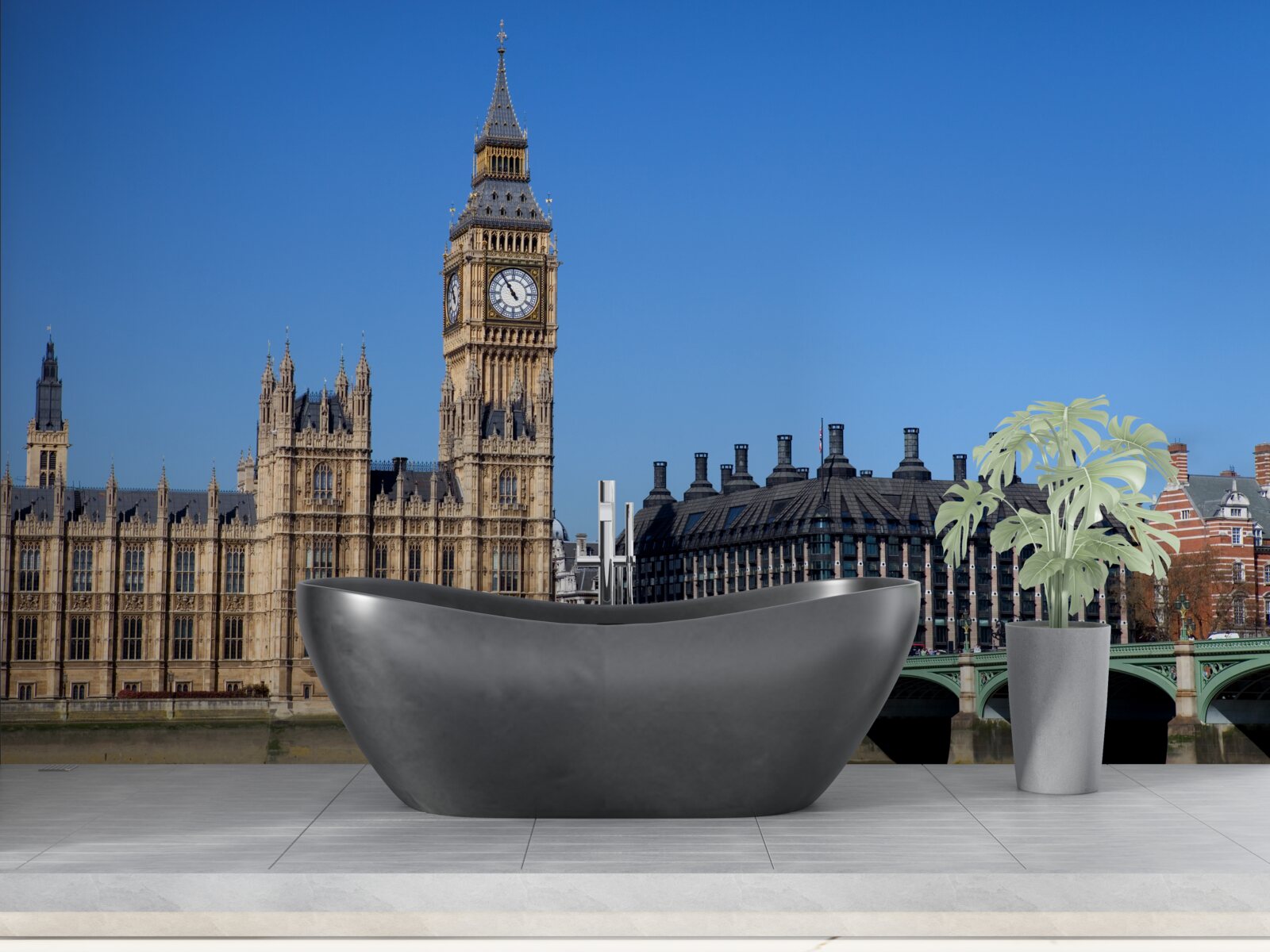 Fototapeten Parlament und Big Ben sind in England