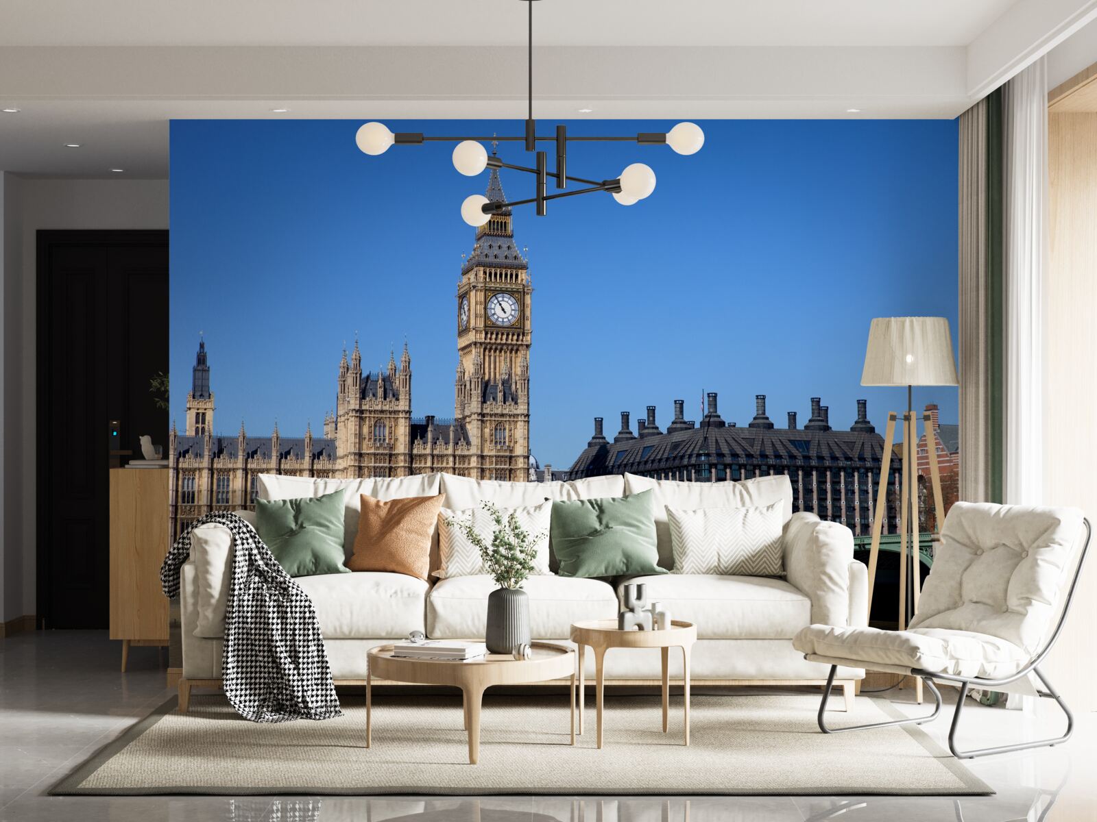 Fototapeten Parlament und Big Ben sind in England