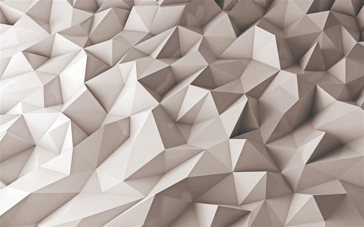 Fototapeten spitze Eckpunkte mit geometrischen Formen