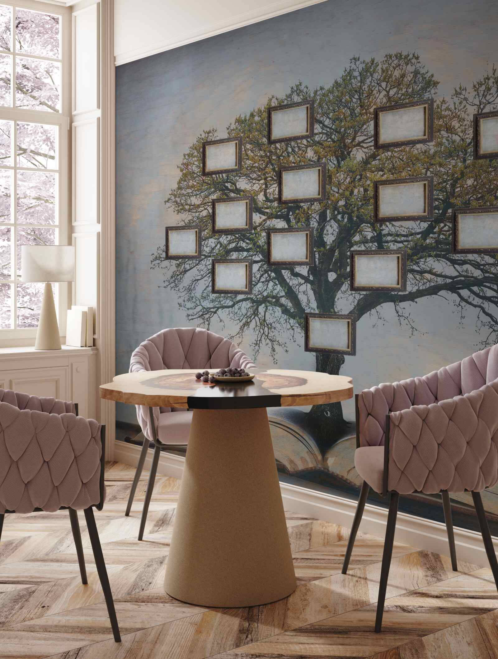 Fototapeten Genealogischer Baum ohne Gemälde