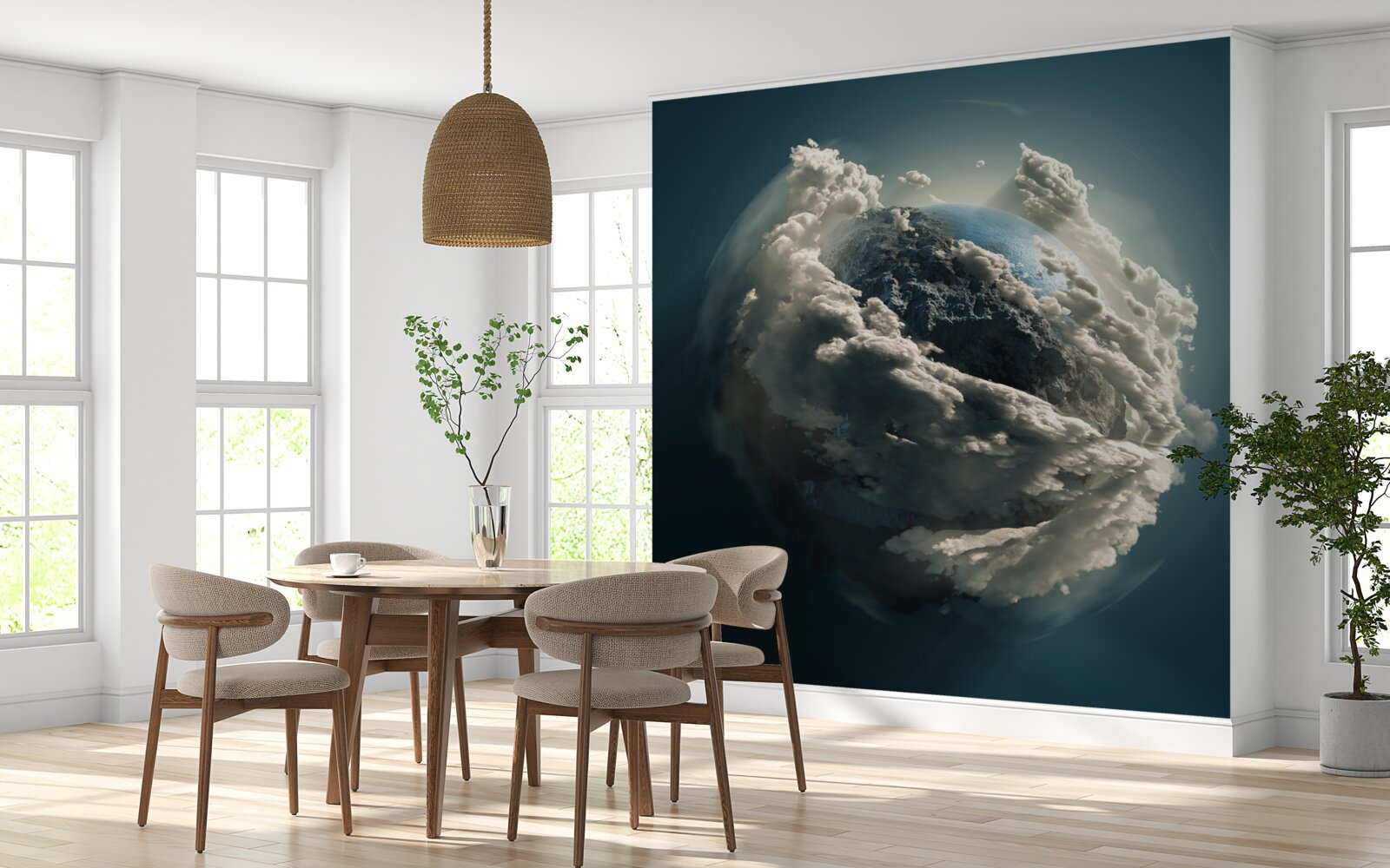Fototapeten dichte Raumwolken