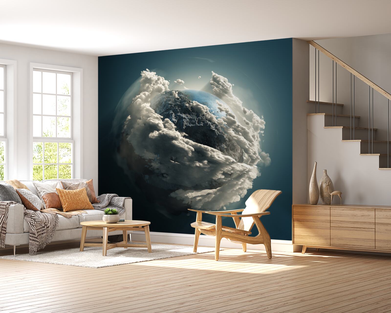 Fototapeten dichte Raumwolken