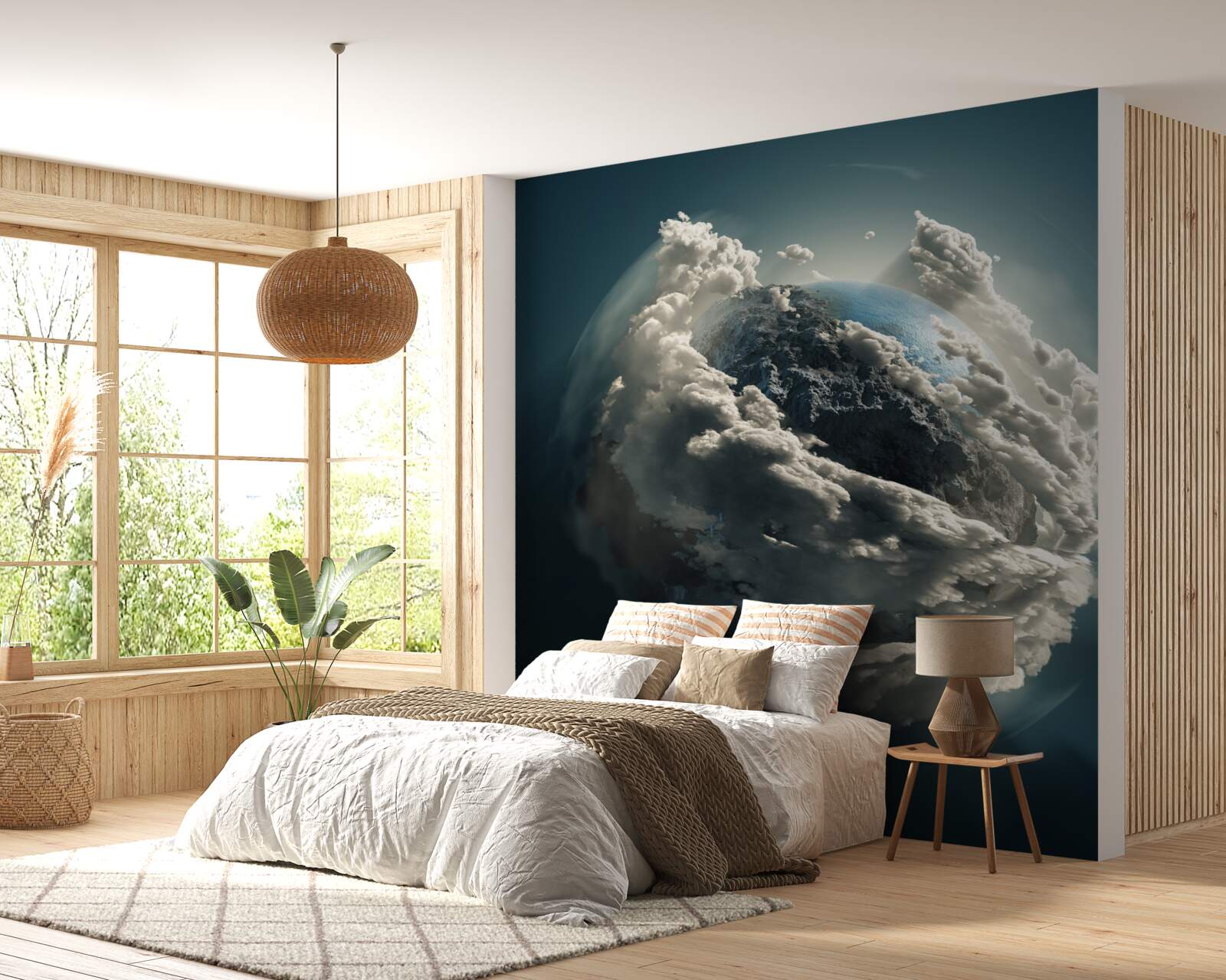 Fototapeten dichte Raumwolken