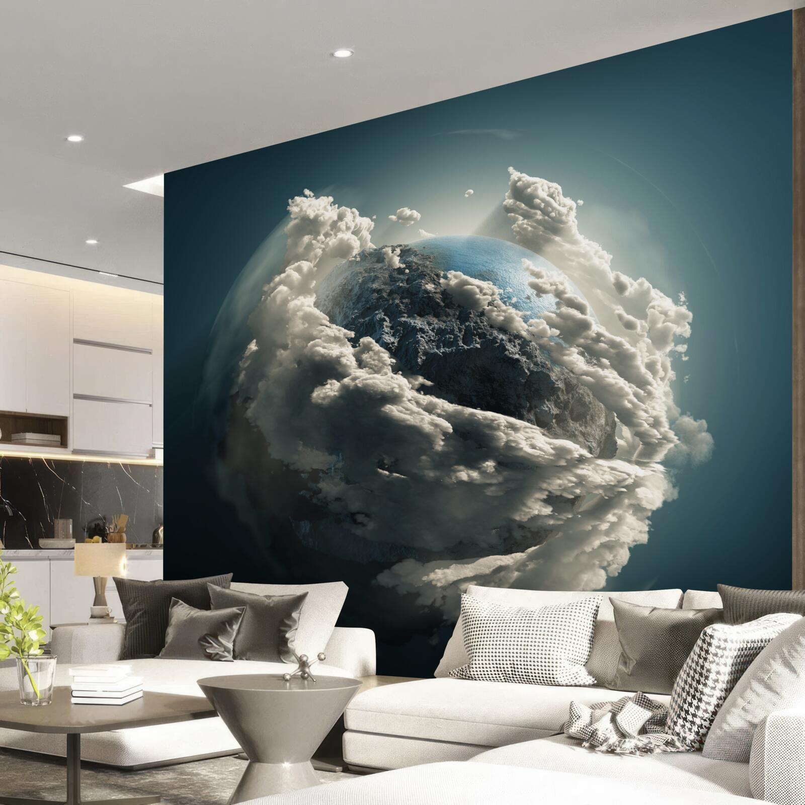 Fototapeten dichte Raumwolken