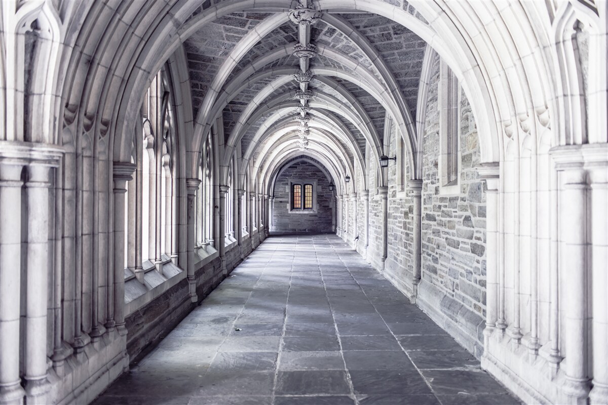 Fototapeten Architekturelemente der Passage