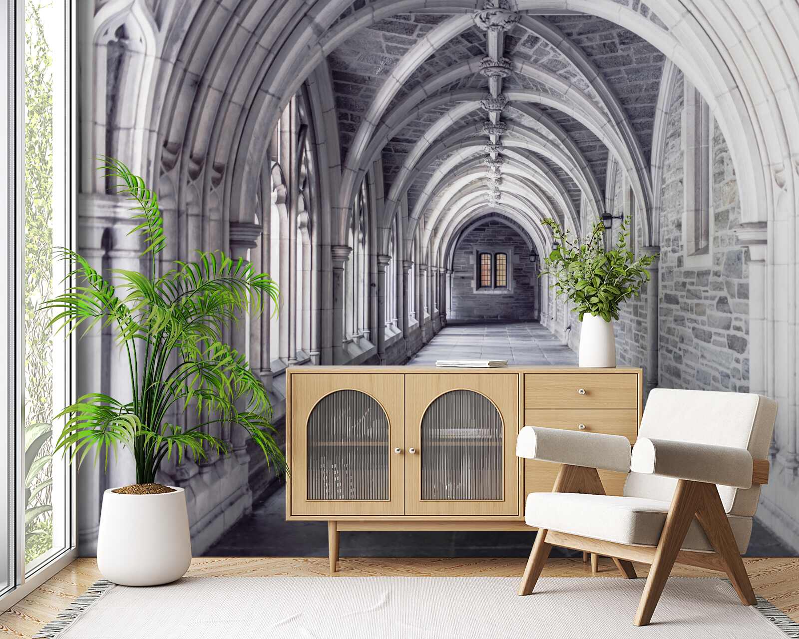 Fototapeten Architekturelemente der Passage