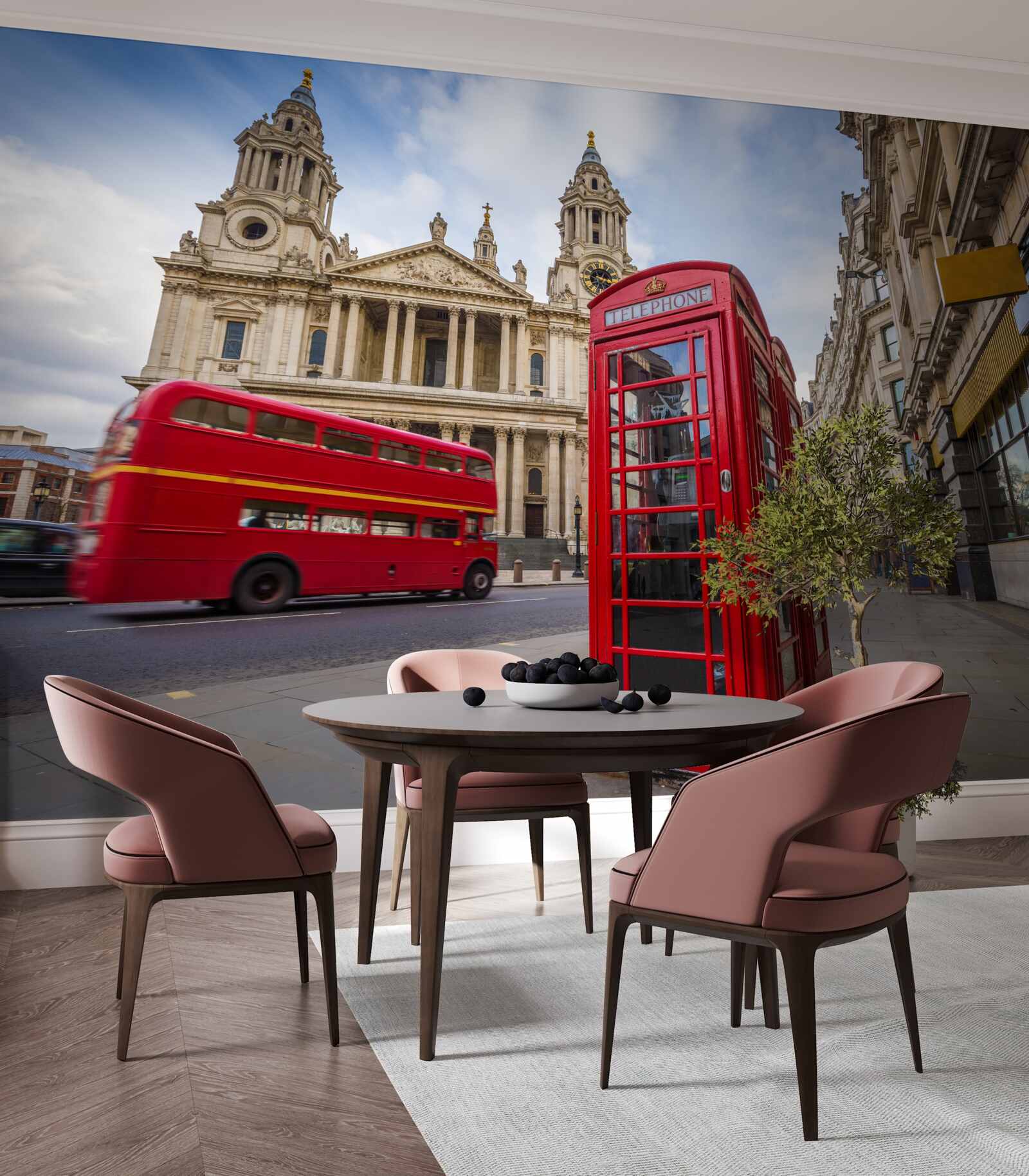 Fototapeten Funktionen und unvergessliche Orte von London