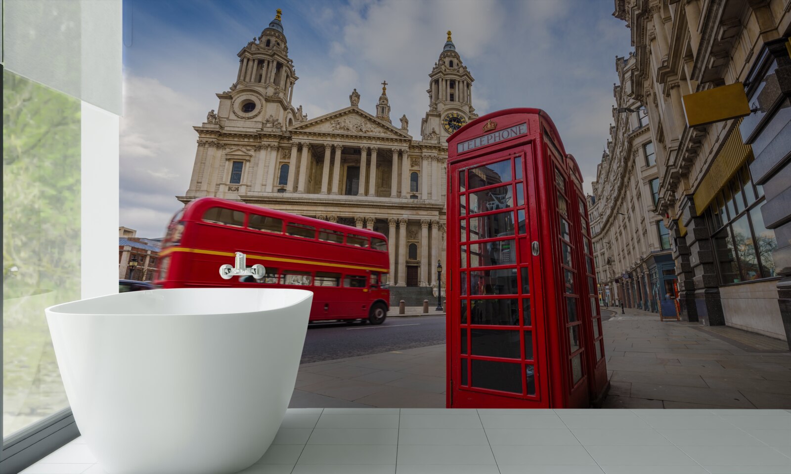 Fototapeten Funktionen und unvergessliche Orte von London