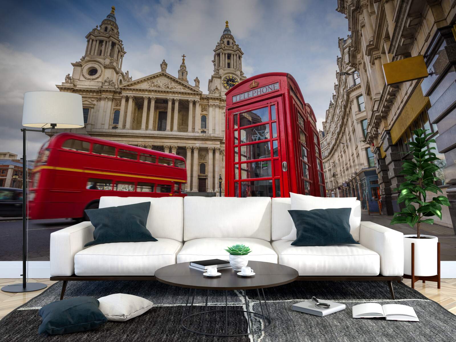 Fototapeten Funktionen und unvergessliche Orte von London