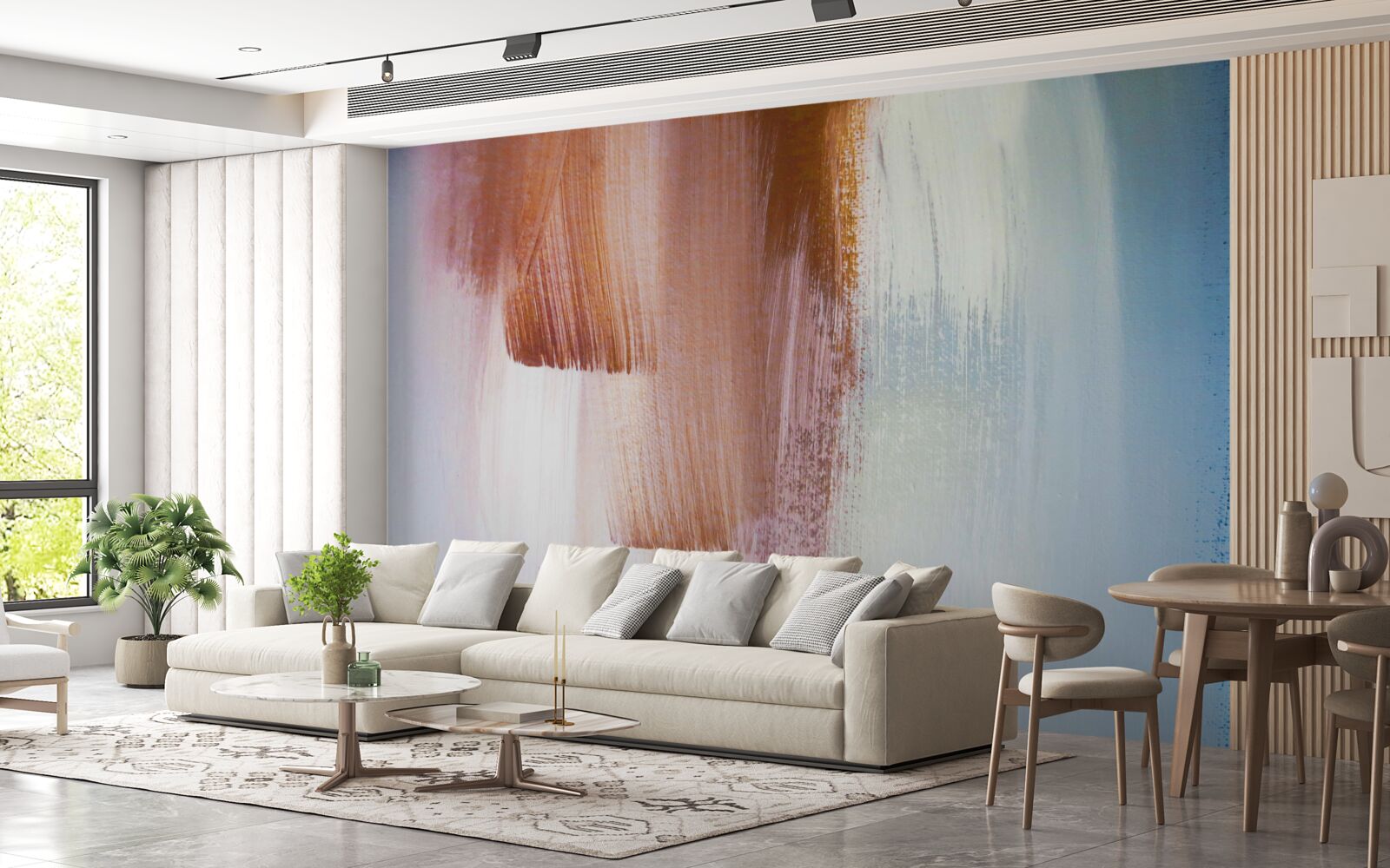 Fototapeten Designs in einem abstrakten Stil