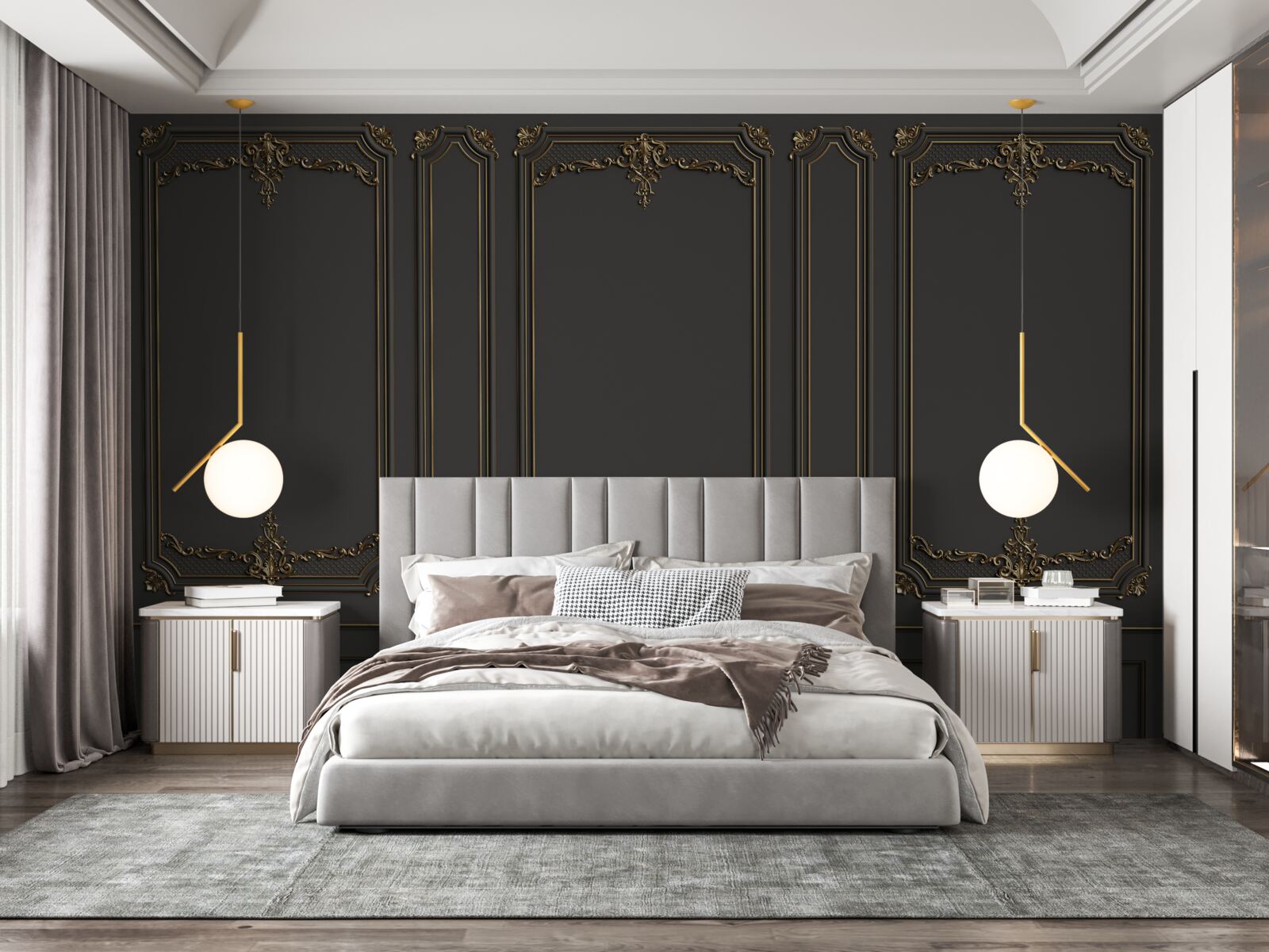 Fototapeten Traditionelle innere Wand