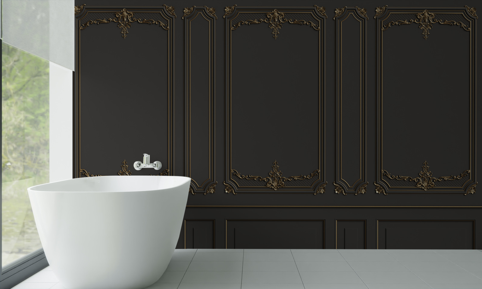 Fototapeten Traditionelle innere Wand