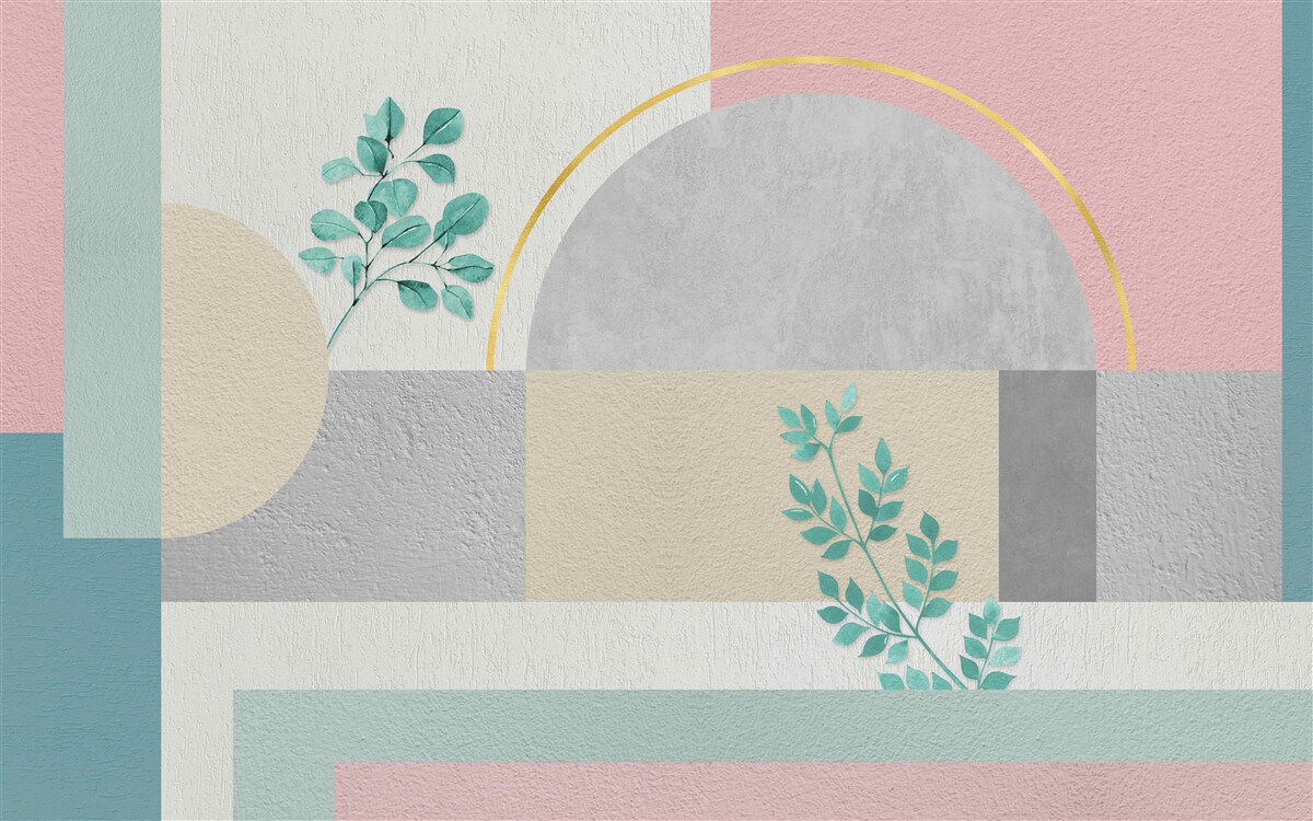Fototapeten Der Hintergrund im minimalistischen Stil unterscheidet sich durch seine Originalität