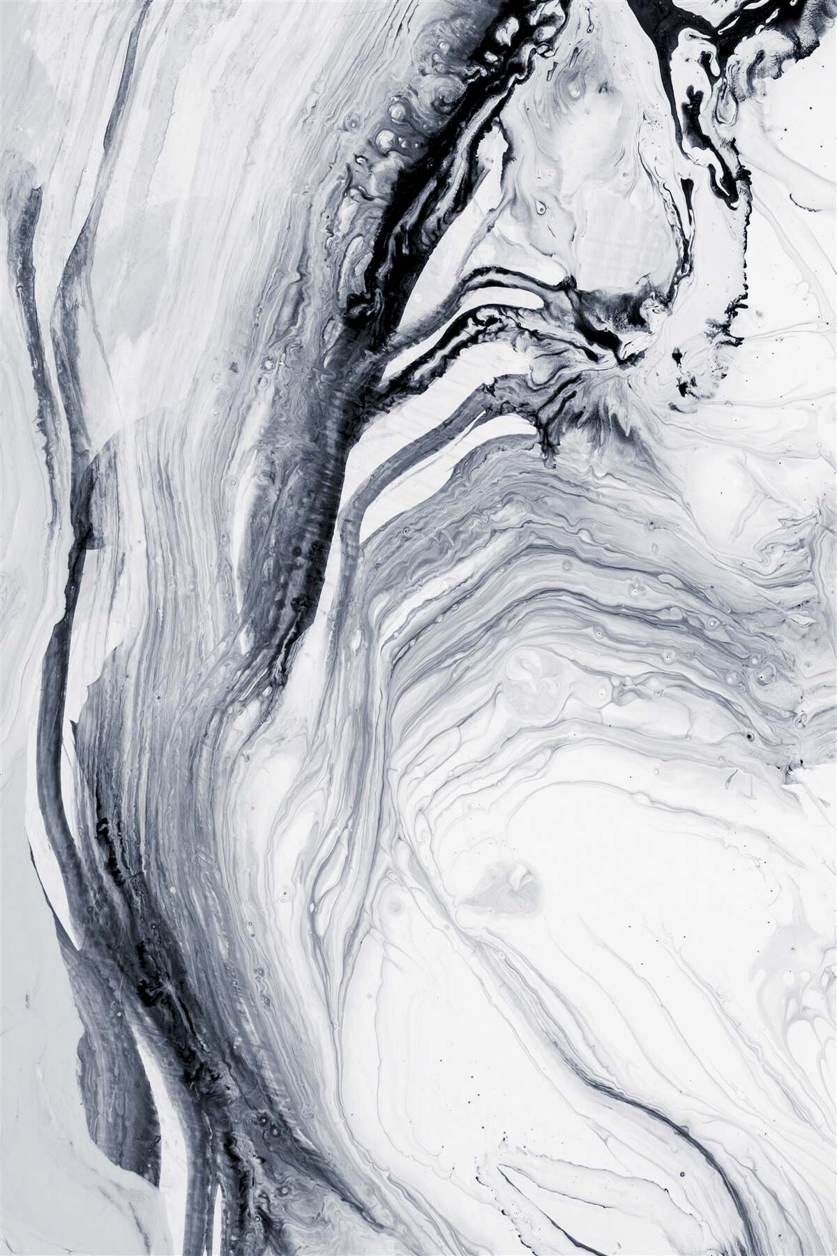Fototapeten verschwommene graue Wellen